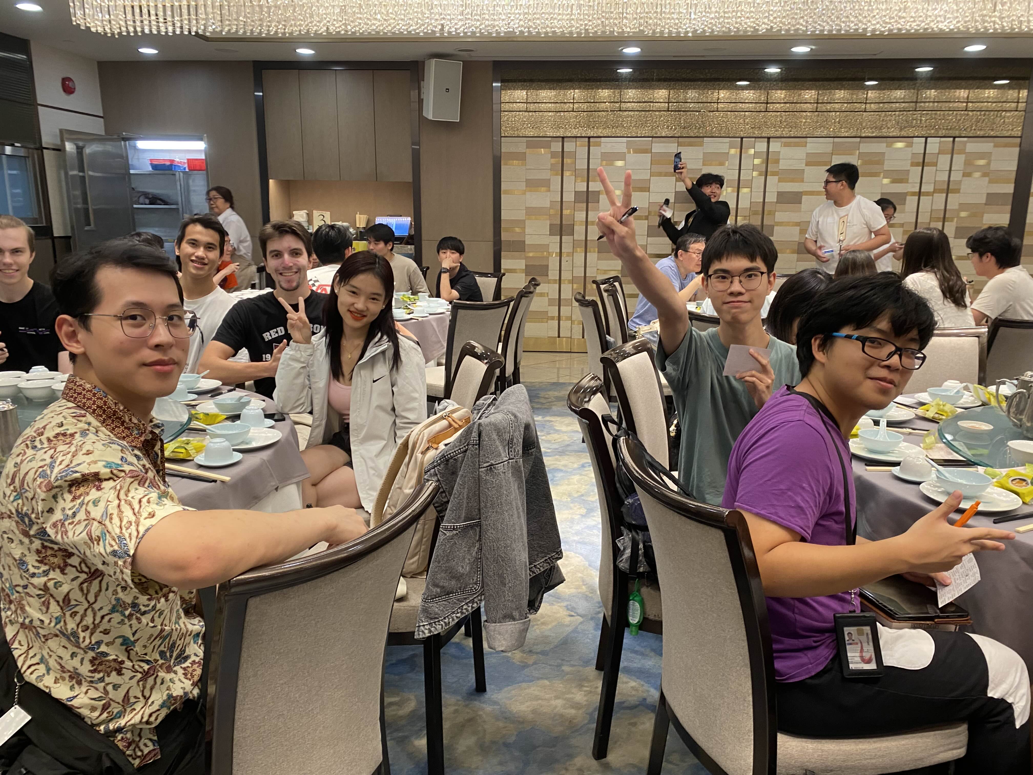 Students in a mathematics class