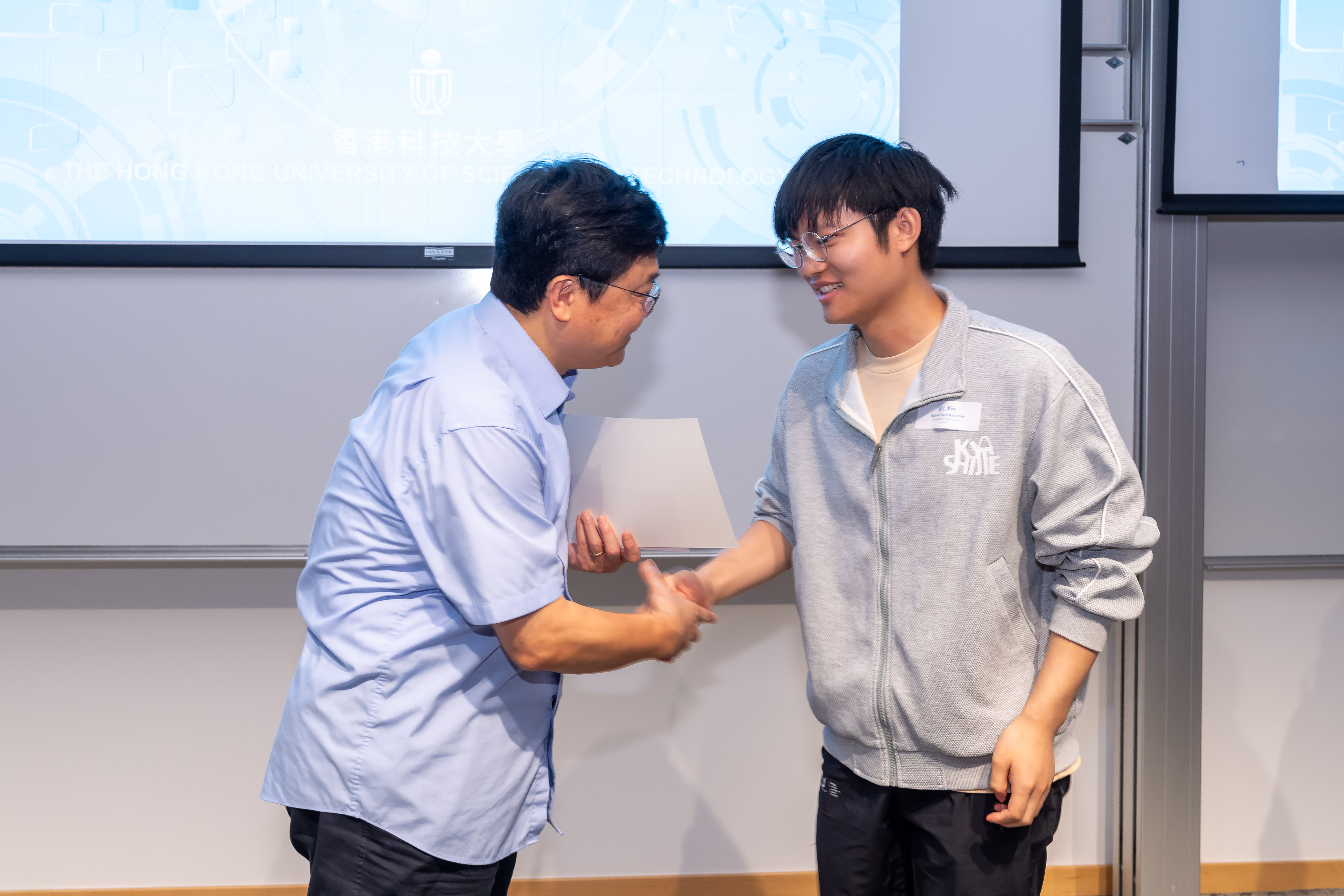 Campus tour with undergraduate students